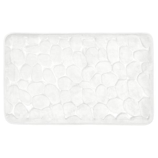 BATHMAT EMBOSSED MEMORY FOAM STONES 45X75 CM